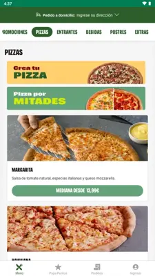 Papa John's Pizza España android App screenshot 2