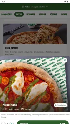 Papa John's Pizza España android App screenshot 8